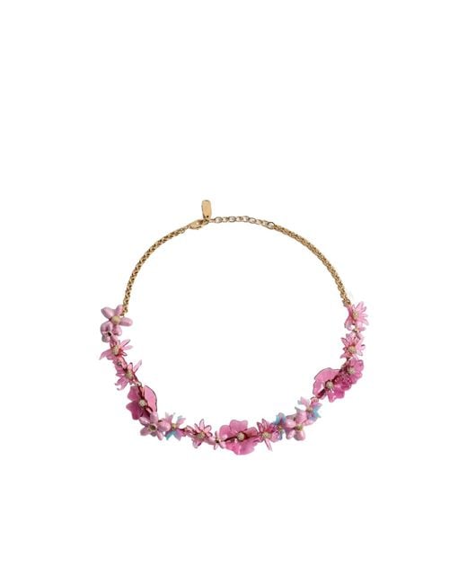 Dior Pink Iviera Brushbloom Necklace