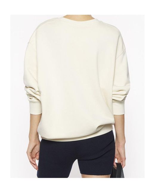 Maison Kitsuné White Maison Kitsuné Baby Fox Patch Oversize Sweatshirt