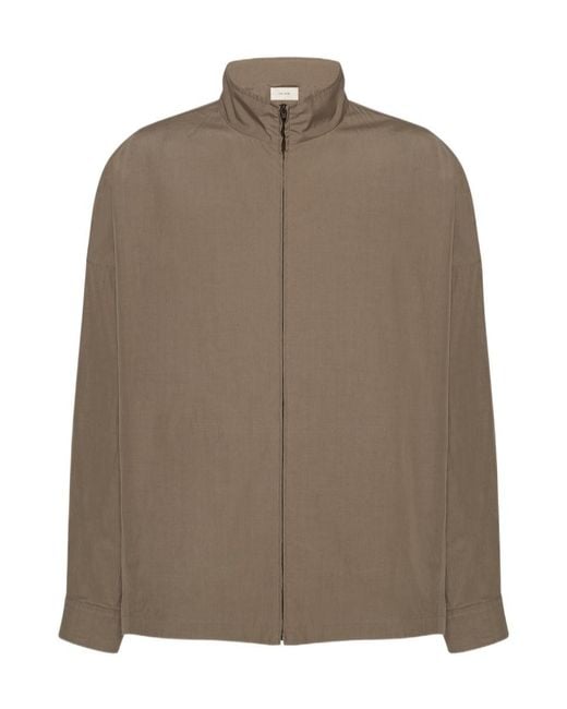 The Row Brown Trenton Cotton Jacket for men