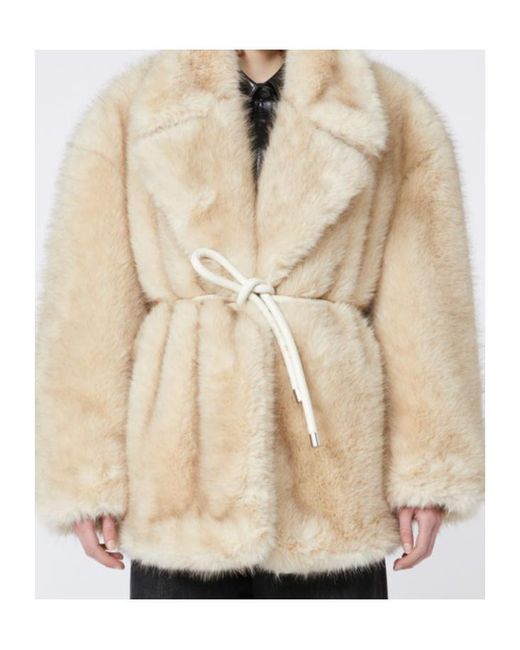 Sportmax Natural Belted Heavy Jacket