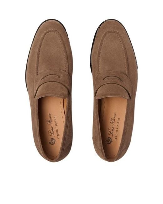 Loro Piana Brown Sergio Loafer for men