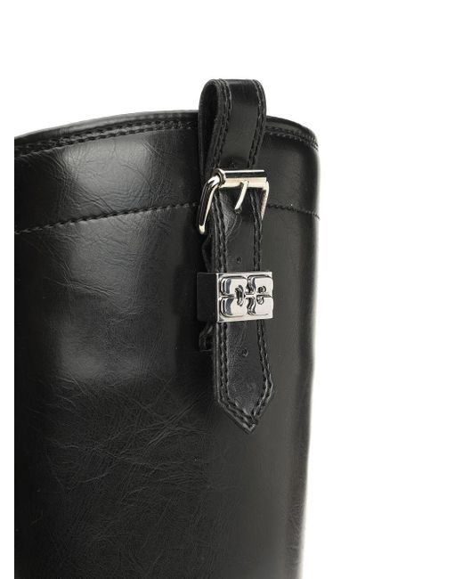 Ganni Black High Boots