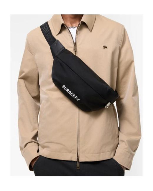 Burberry Black Sonny Belt Bag for men