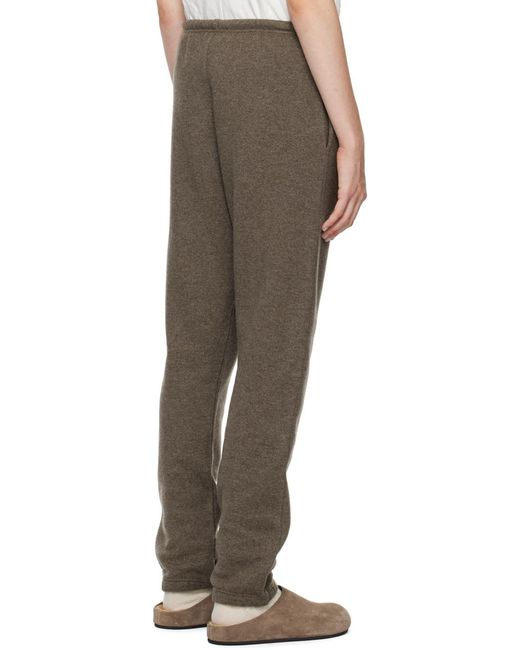 The Row Gray Teo Drawstring Sweatpants