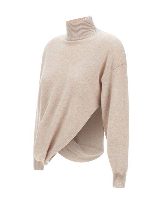 Marella Natural Stand Collar Sweater