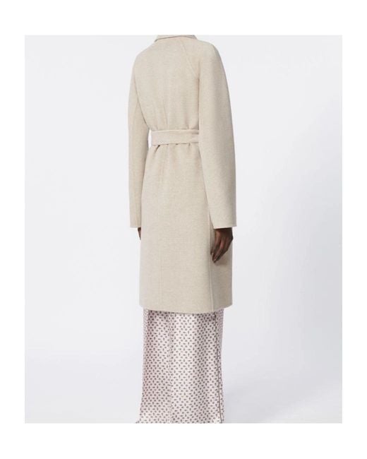 Max Mara Natural Cashmere Belted Coat