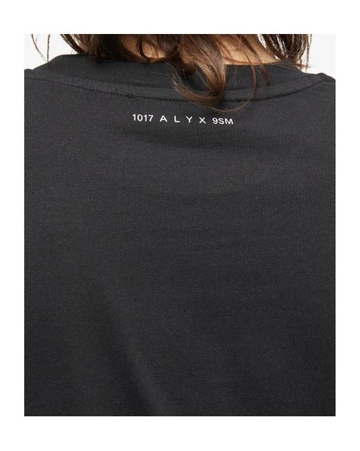 1017 ALYX 9SM Black 1017 9Sm Logo Printed Crewneck T-Shirt for men
