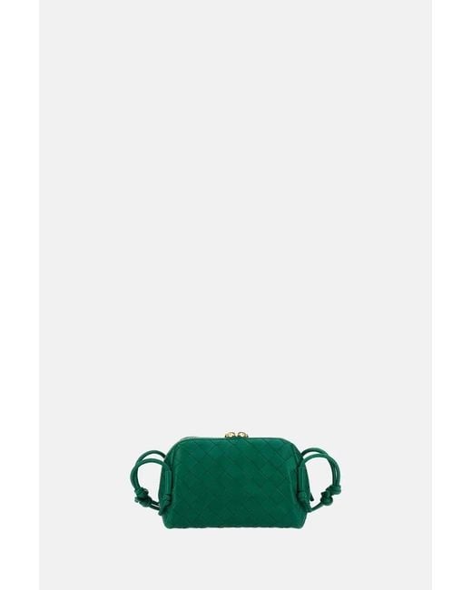 Bottega Veneta Green Concert Shoulder Bag