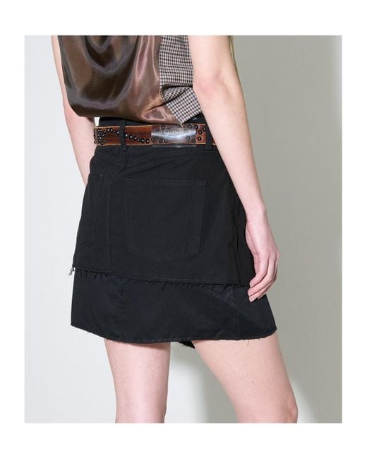 Our Legacy Black Multi-Pocket Skirt