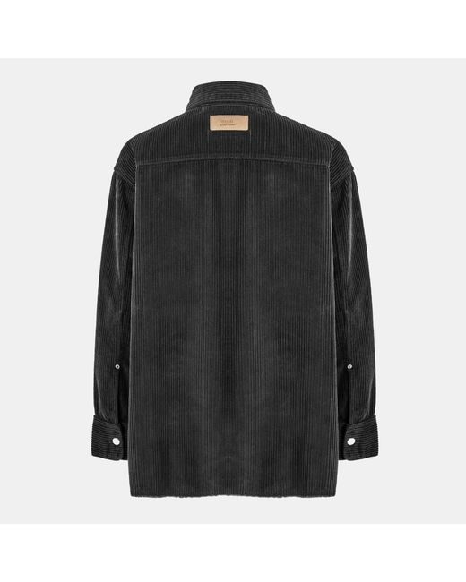 AMI Black Loose Overshirt for men