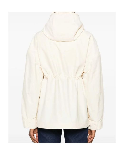 Canada Goose Natural Turtleneck Parka Coat