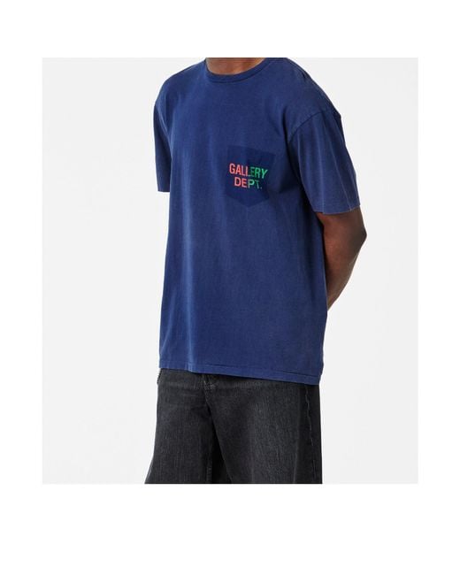 GALLERY DEPT. Blue Boardwalk T-Shirt for men