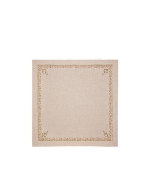 Loro Piana Natural Butterfly Garden Shawl
