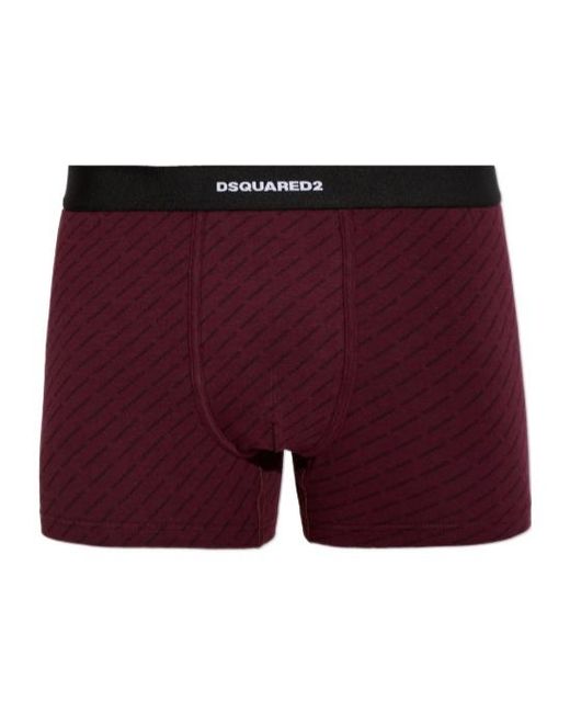 DSquared² Red Boxer Briefs for men
