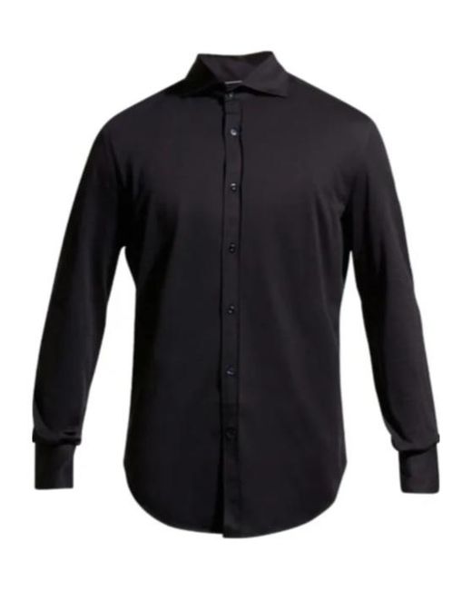 Brunello Cucinelli Blue Buttoned Shirt for men