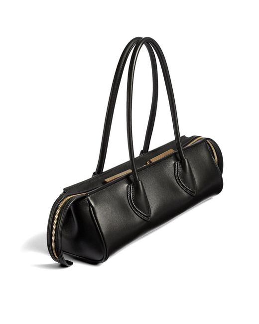 Khaite Black Donna Soft Tote Bag