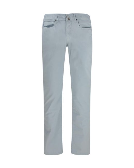 Jacob Cohen Blue Slim Fit Five-Pocket Jeans for men
