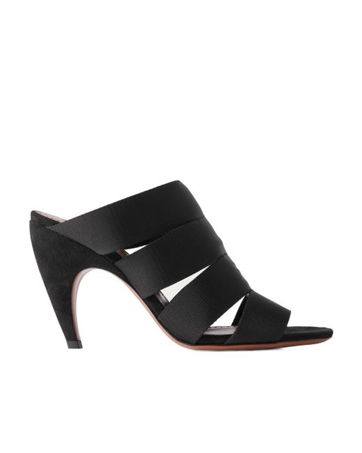 Alaïa Black Strappy Sandals
