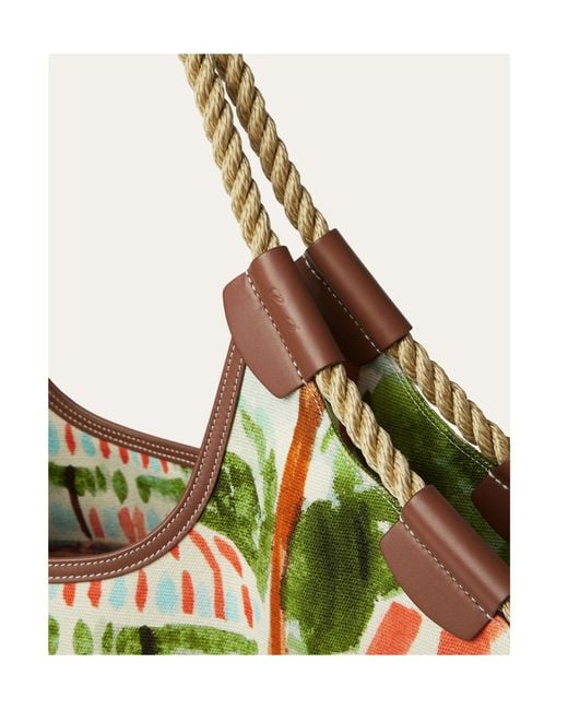 Loro Piana Green Gioia Shopper