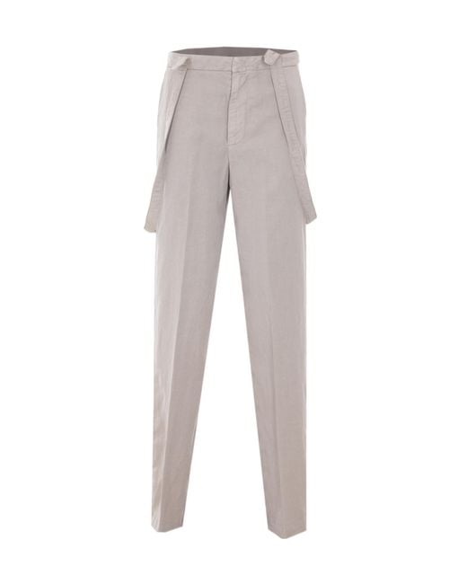 Dondup Gray Tecla Flared Pants