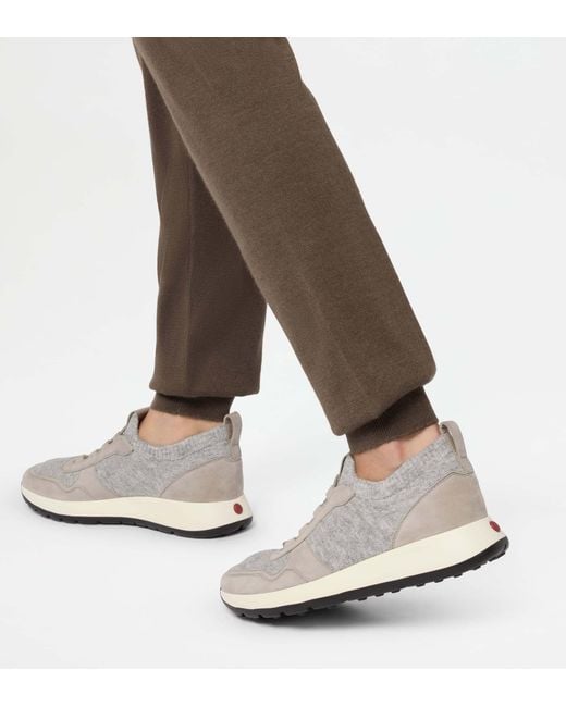 Tod's White Dot Socks Sneakers