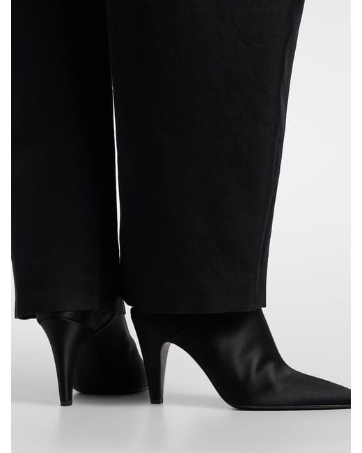 Alaïa Black Pointed-Toe Mules