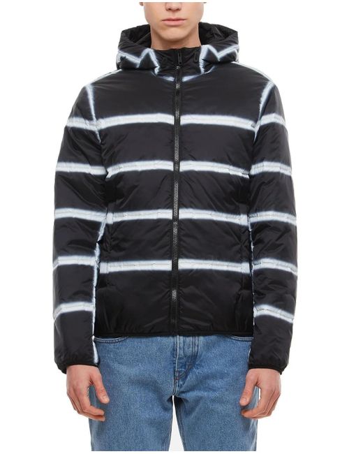 Givenchy Black Striped Puffer Jacket for men