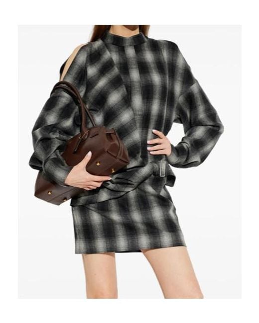 IRO Gray Plaid Dress
