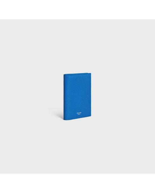 Céline Blue Vertical Card Holder for men