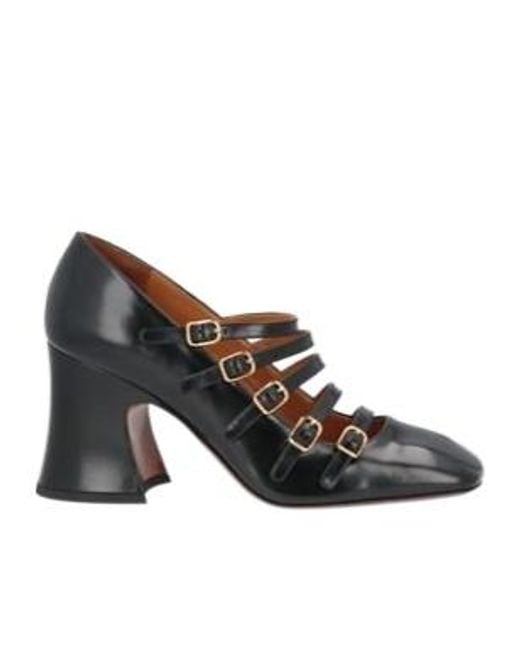 Chloé Black Versatile Patent Leather Mary Janes