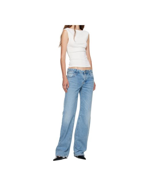 St. Agni Blue Faded Five-Pocket Jeans Pants