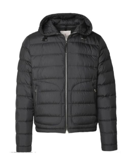 Moncler Black Sestriere Hooded Down Jacket for men