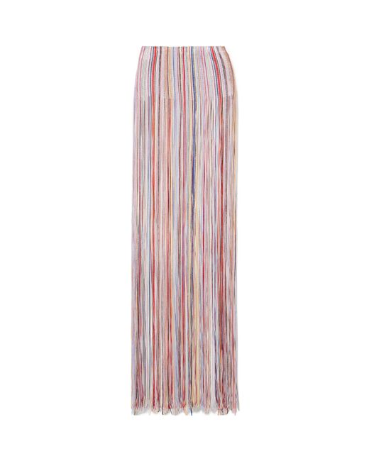 Missoni Pink Tassel Stripe Dress