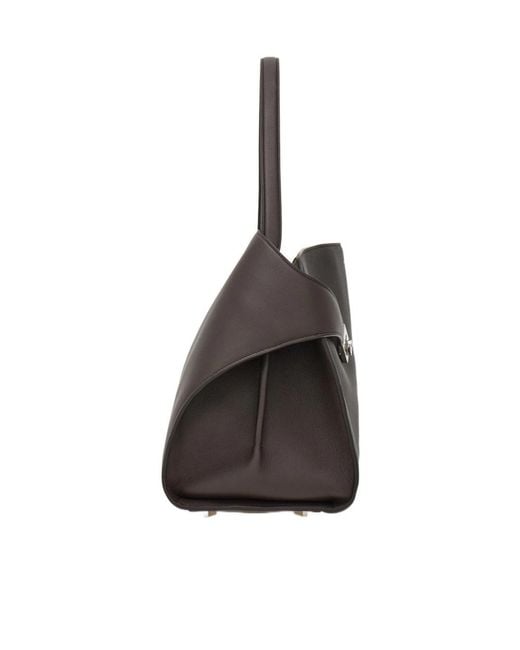 Ferragamo Black Hug Soft Bicolor Shoulder Bag (L)