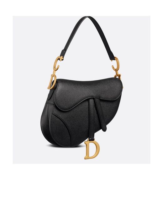Dior Black Saddle Bag