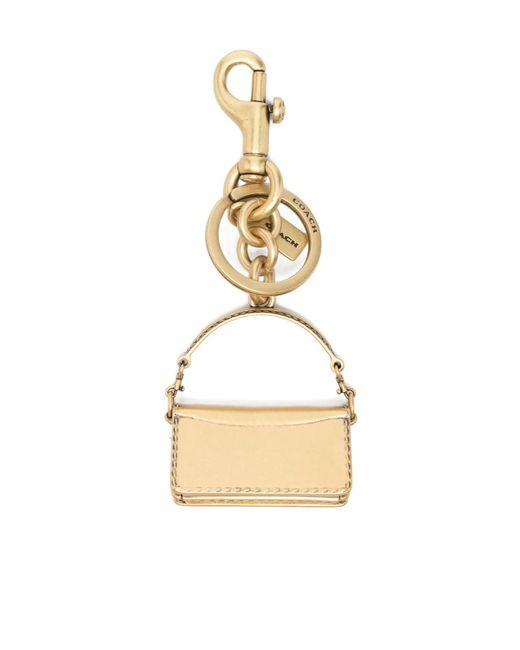 COACH Metallic Tabby Bag Charm