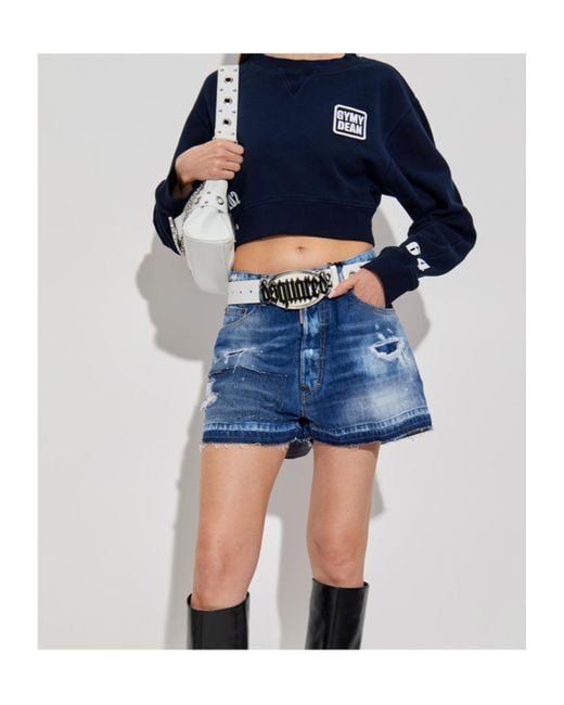 DSquared² Blue Sweatshirts