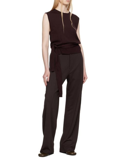 Lemaire Purple Relaxed Volume Pants