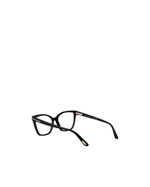 Tom Ford White Eyewear Butterfly Frame Glasses