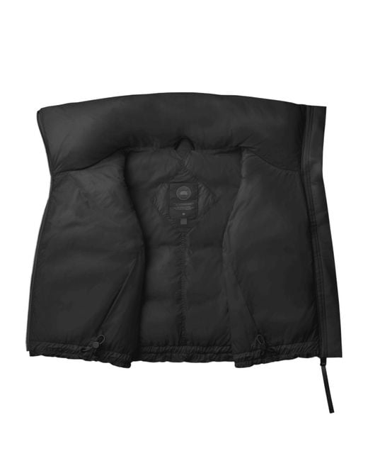 Canada Goose Black Spessa Cropped Down Gilet