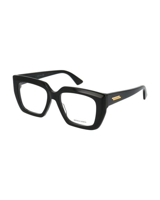 Bottega Veneta White Eyewear Square Frame Glasses