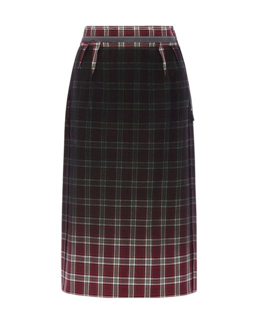 Maison Margiela Red Chic Mini Skirt For
