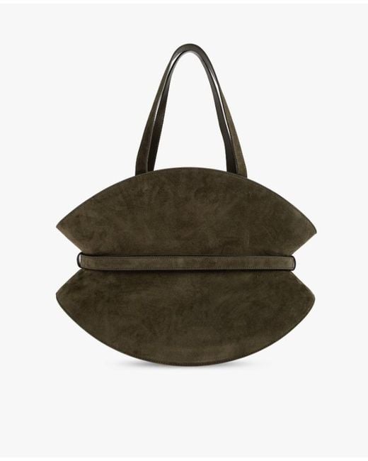 Balmain Brown Shuffle Medium Shoulder Bag