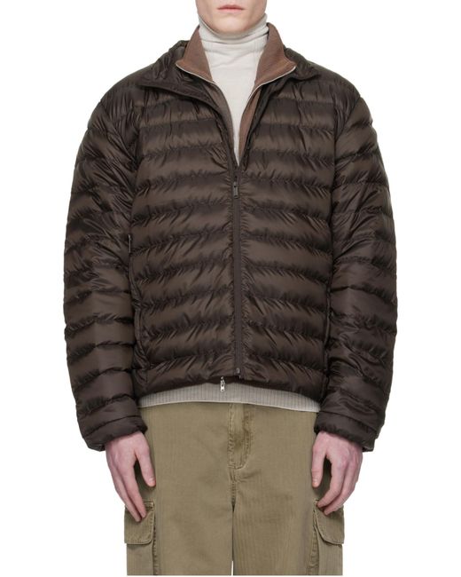 Canada Goose Brown Stand-Collar Down Jacket for men