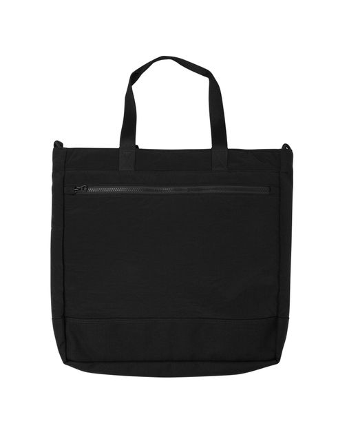 Stone Island Black Compass-Patch Tote Bag for men