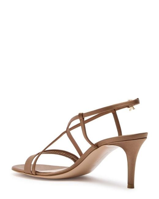 Gianvito Rossi Multicolor Larisse 70 Satin Sandals