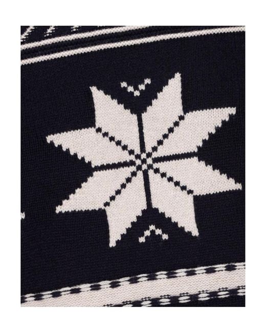 Etro Black Graphic Intarsia Knitted Crewneck Jumper for men