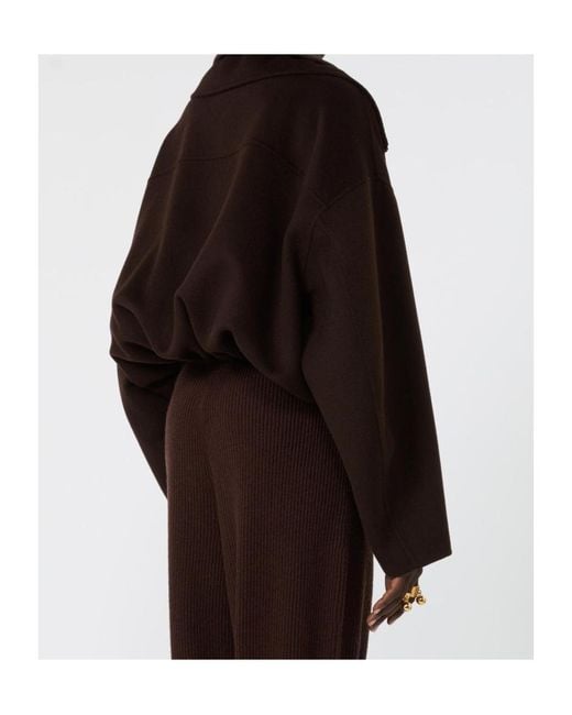 Sportmax Black Long-Sleeve Casual Jacket