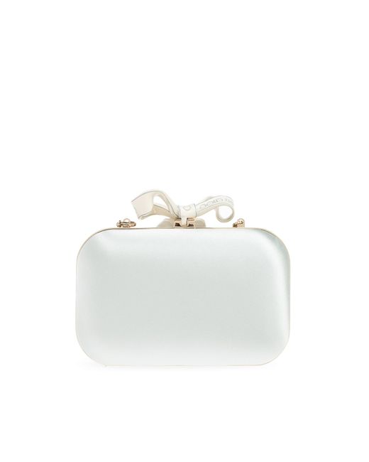 Jimmy Choo White Cloud Clutch Bag