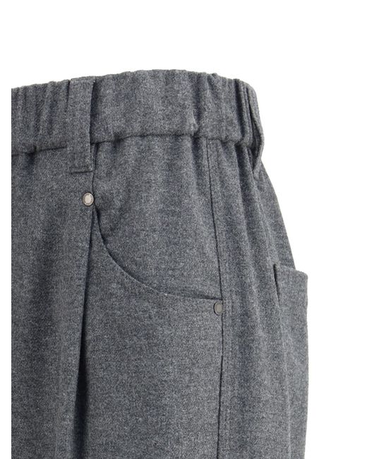 Brunello Cucinelli Gray Pants